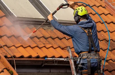 Démoussage et hydrofuge de toiture à Beillé